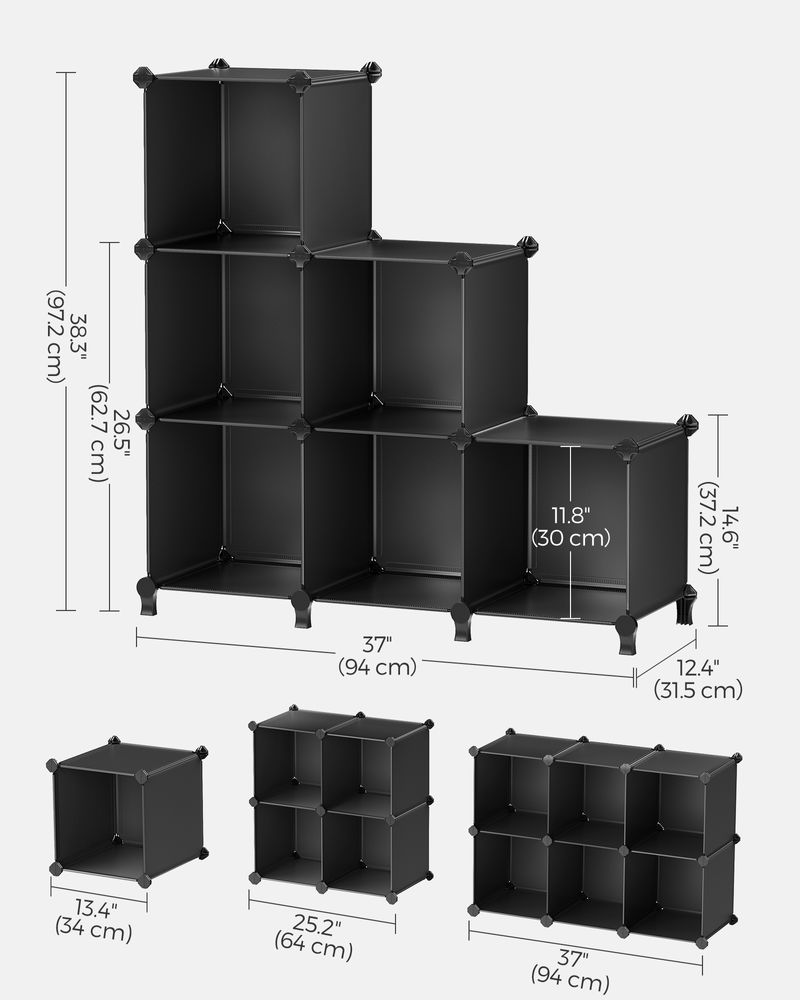 SONGMICS Cube Storage Organizer - Thumbnail 3