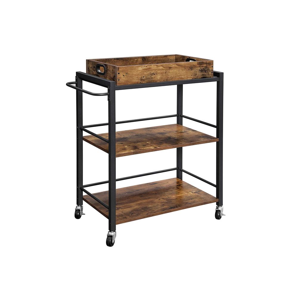 VASAGLE Industrial Bar Cart