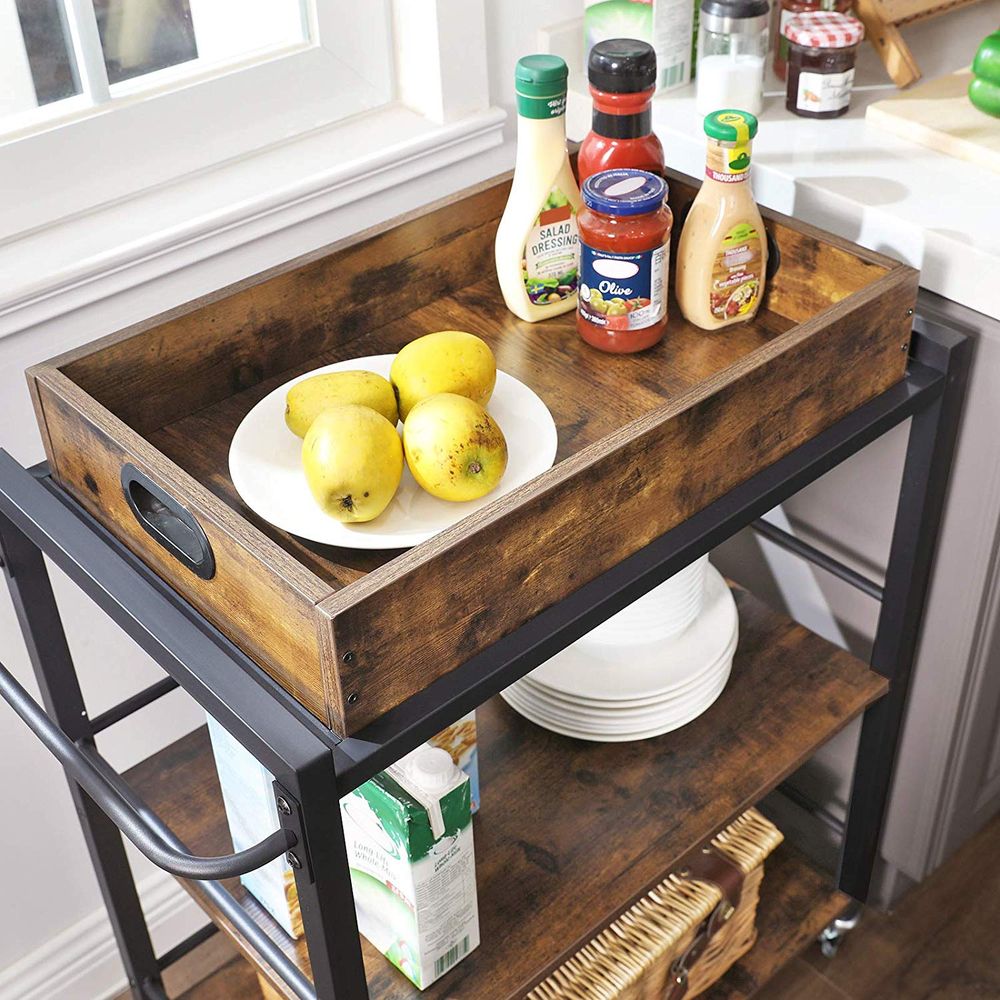 VASAGLE Industrial Bar Cart - Thumbnail 5