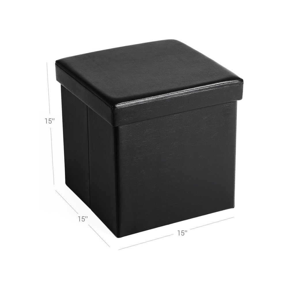 Storage Small Ottoman Foldable Rectangle Multipurpose Foot Rest