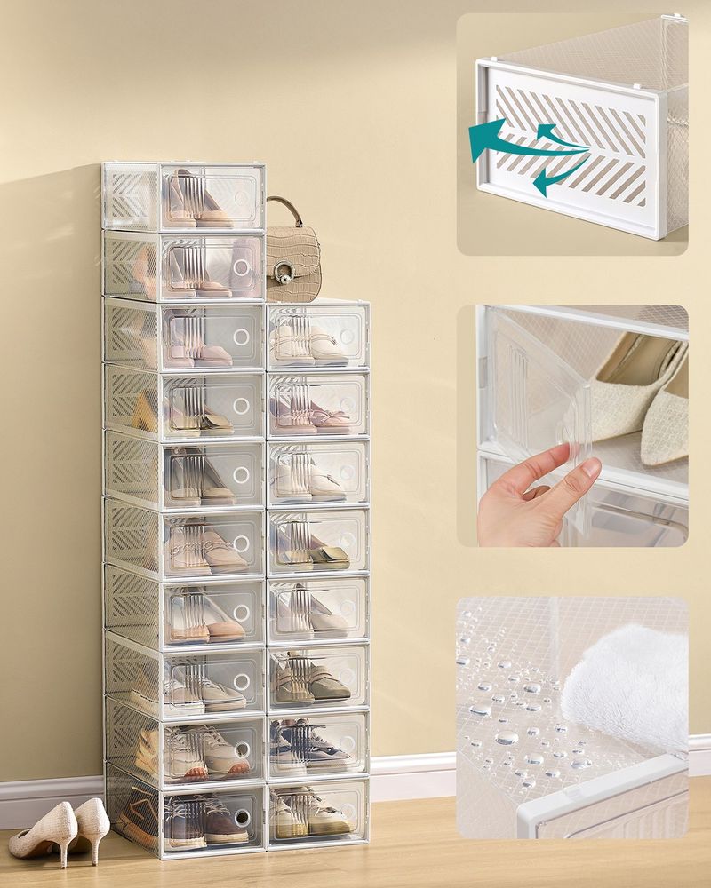 SONGMICS Shoe Boxes - Thumbnail 5