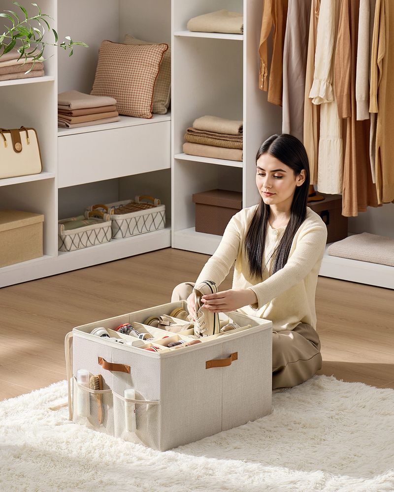 SONGMICS Shoe Organizer for Closet - Thumbnail 4