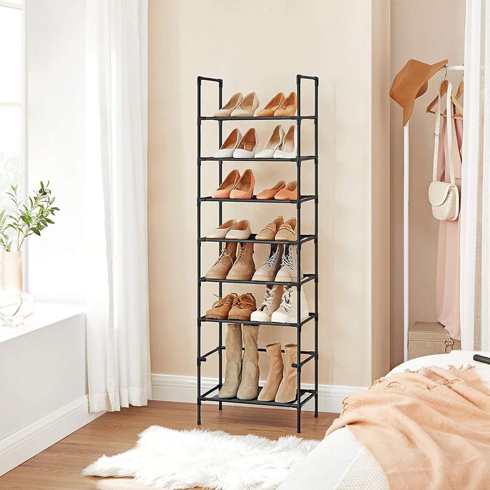 Lgaqcox 2 Pcs of 4 Tier Shoe Rack Free Standing Shoe Racks for Closet