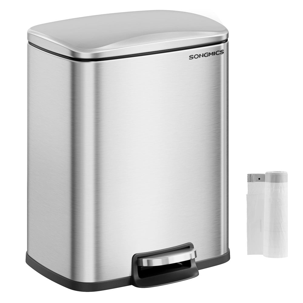 SONGMICS Stainless Steel Kitchen Trash Can