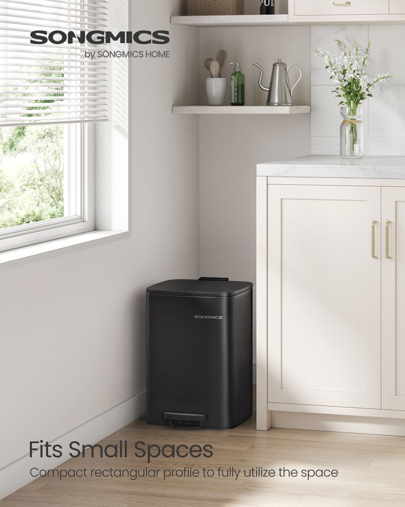 SONGMICS Stainless Trash Can - Thumbnail 5