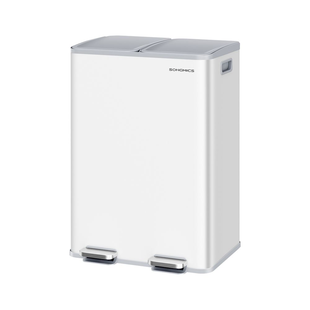 SONGMICS 2 x 6.3 Gallon Dual Trash Can