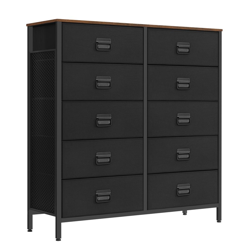 SONGMICS Fabric Dresser with 10 Drawers