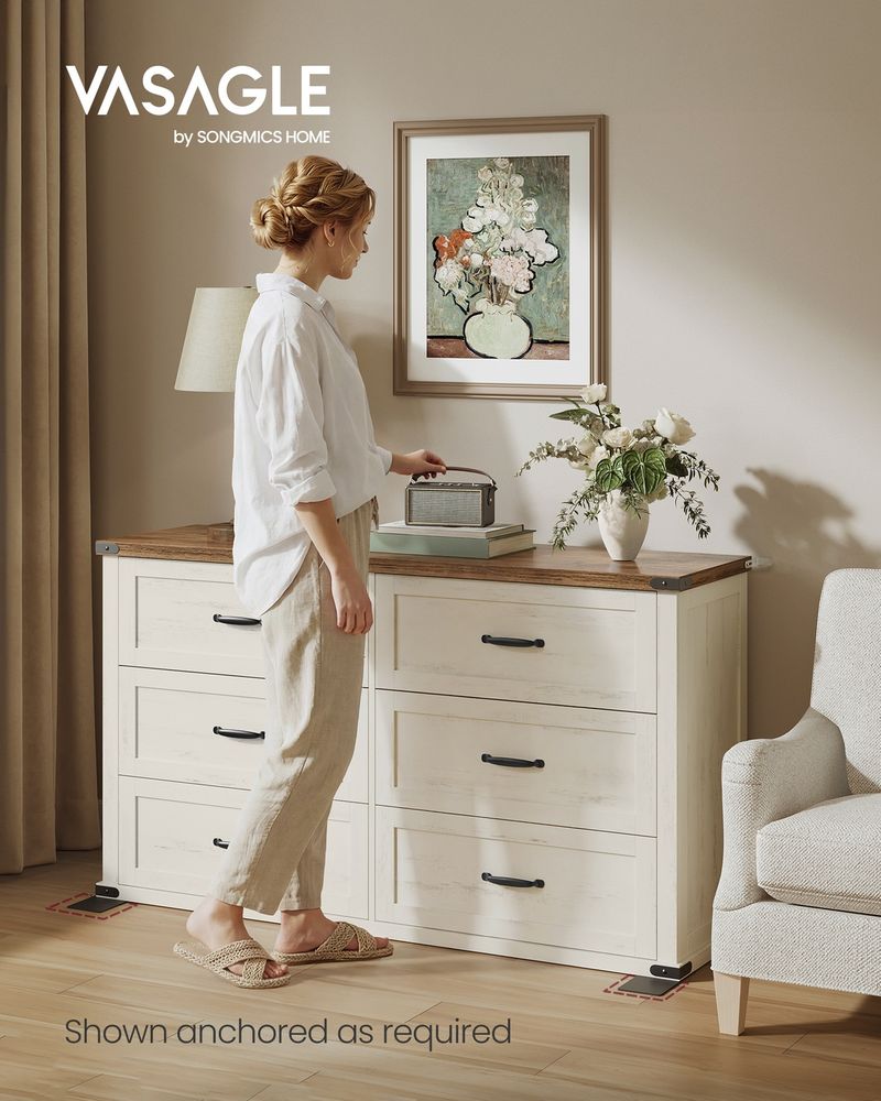 VASAGLE LIRY Collection 6-Drawer Dresser - Thumbnail 2