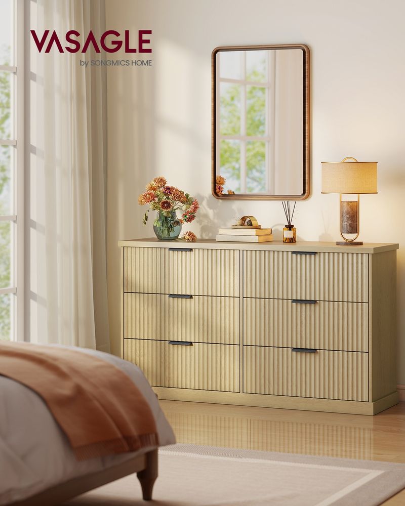 VASAGLE MAXE Collection 6-Drawer Double Dresser - Thumbnail 2