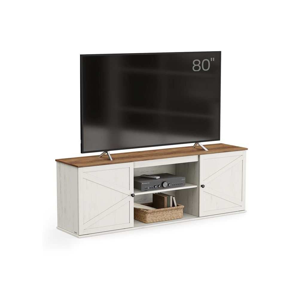 VASAGLE Farmhouse TV Stand - Thumbnail 2