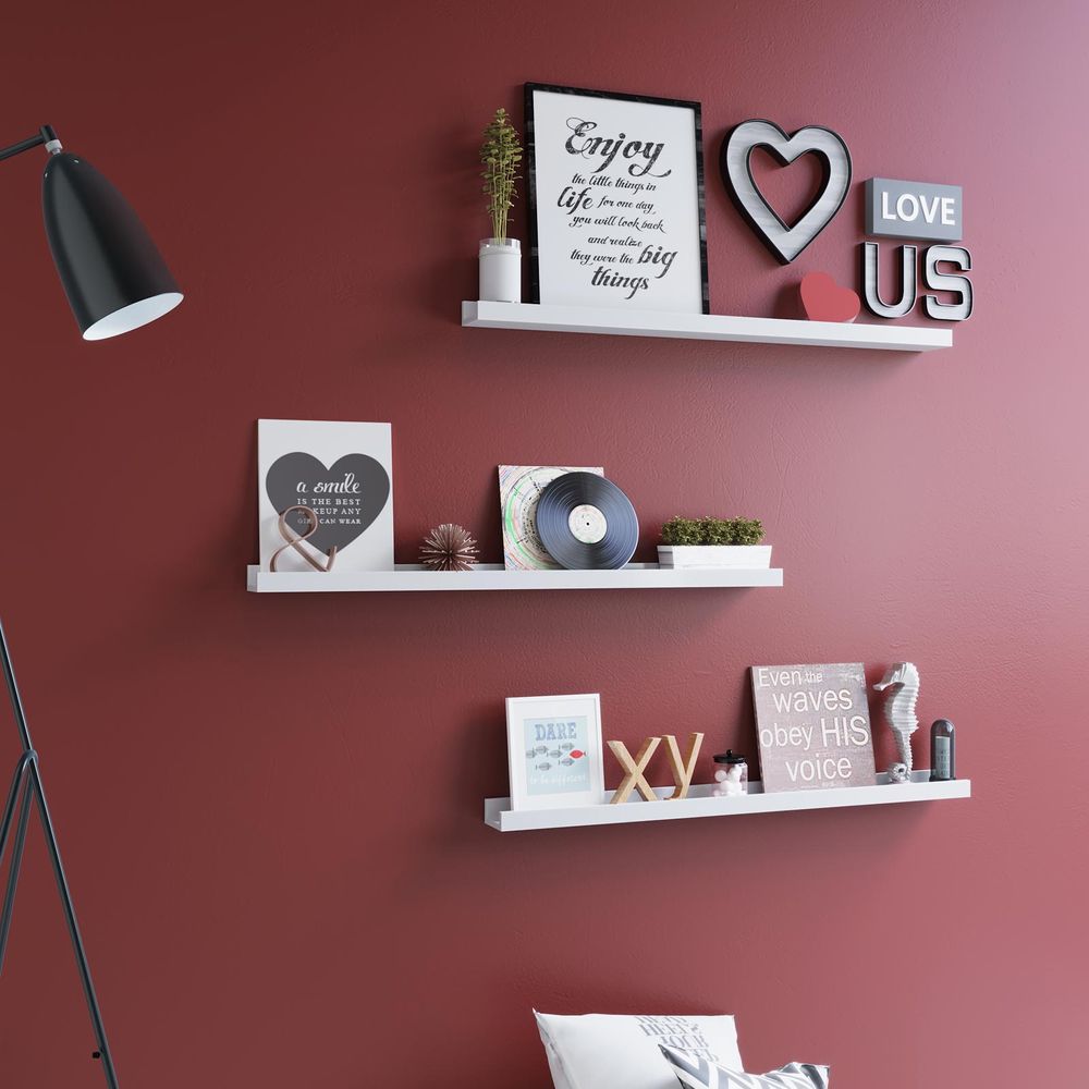 SONGMICS Floating Shelf with Front Edge - Thumbnail 3