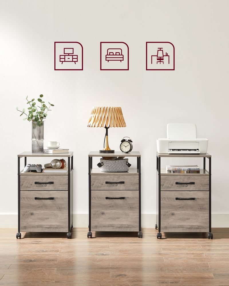 VASAGLE Lateral File Cabinet - Thumbnail 4