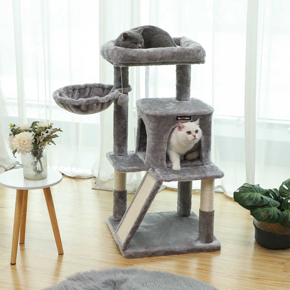 Small Cat Tree with Hammock | FEANDREA Cat Tree