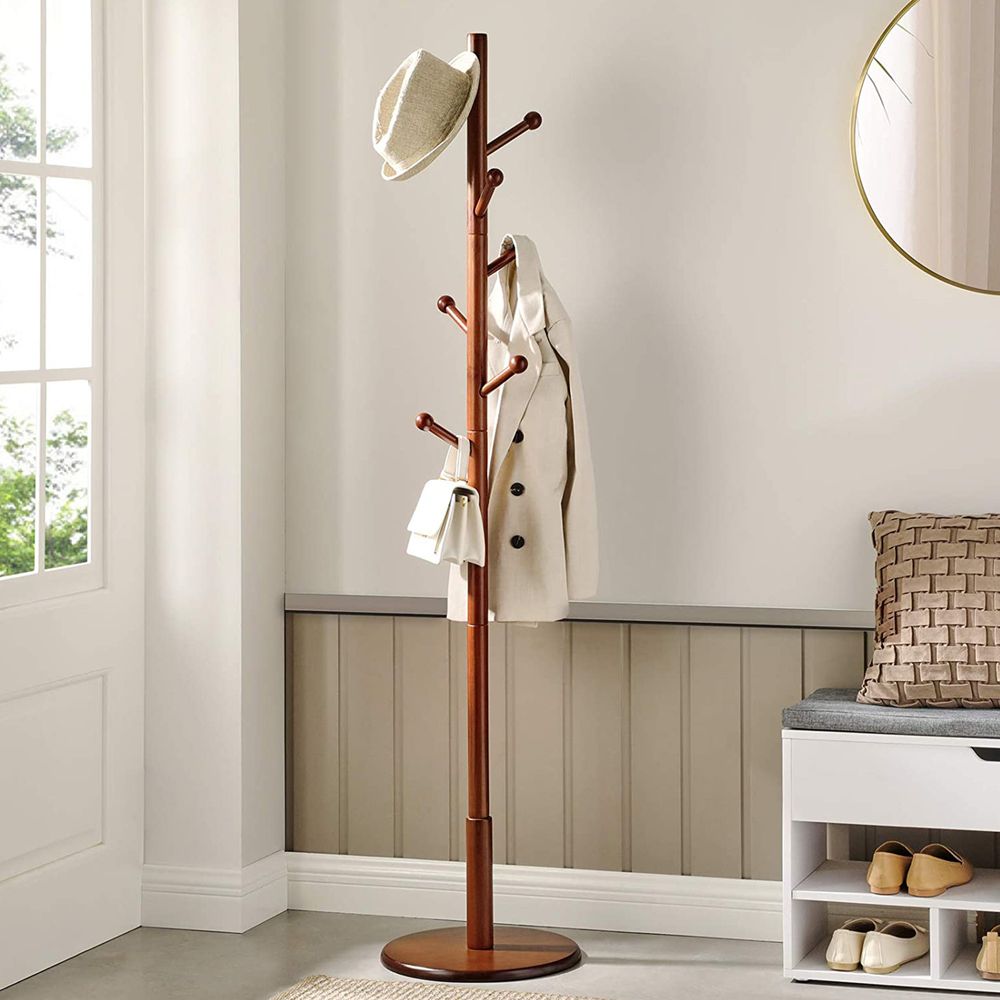 その他 Anonymous Postmodern Style Coat Rack Coat Rack with 7 Rounded Hooks | Home Furniture | VASAGLE by