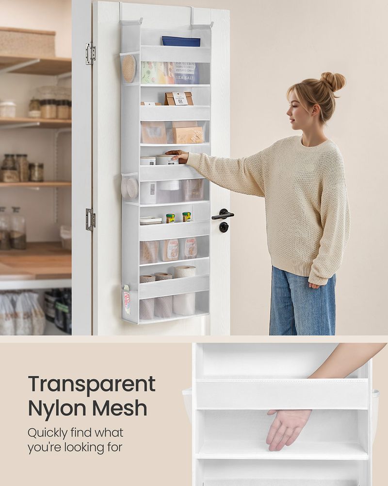 SONGMICS Hanging Door Organizer with 5 Large Pockets - Thumbnail 4