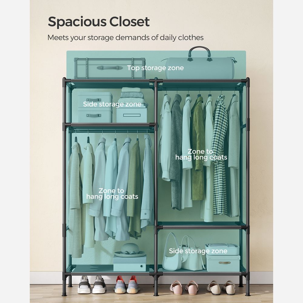 SONGMICS Freestanding Closet Organizer