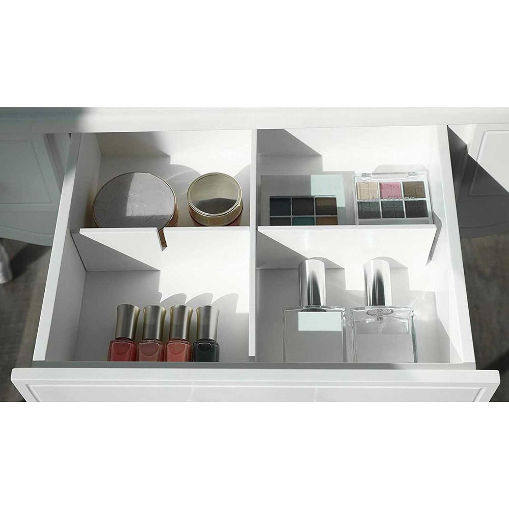 Vasagle vanity makeup set with 7 drawers hot sale