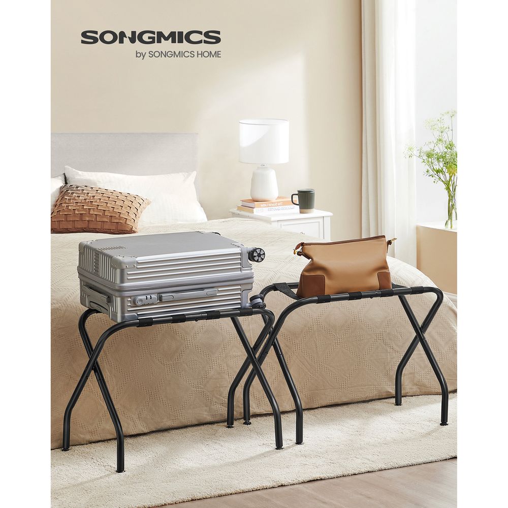 SONGMICS Set of 2 Foldable Luggage Rack - Thumbnail 3