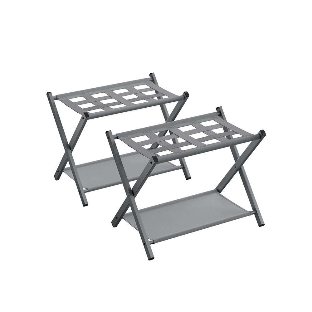  SONGMICS Luggage Rack, Pack of 2, Luggage Racks for