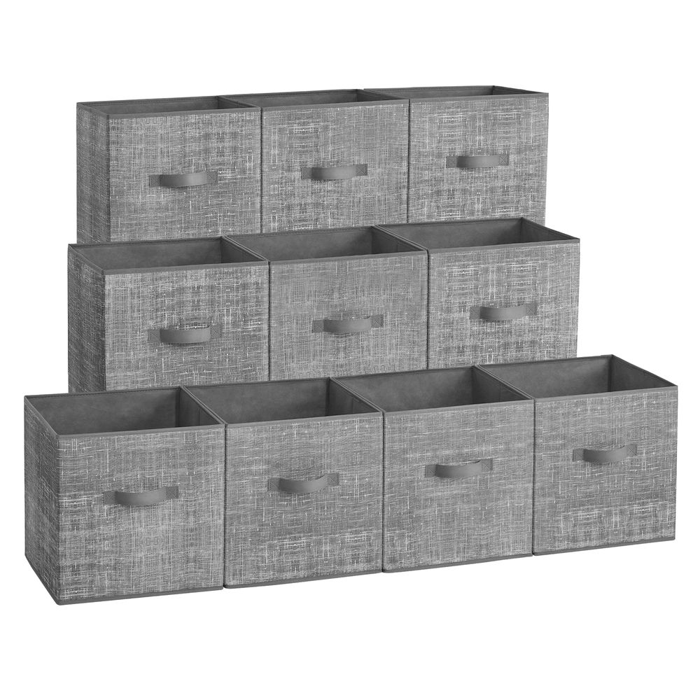 SONGMICS Non-Woven Fabric Storage Cubes with Double Handles