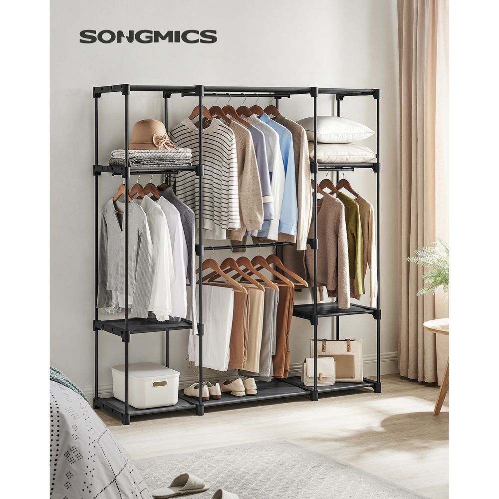 SONGMICS Portable Closet, Freestanding Closet Organizer, Clothes