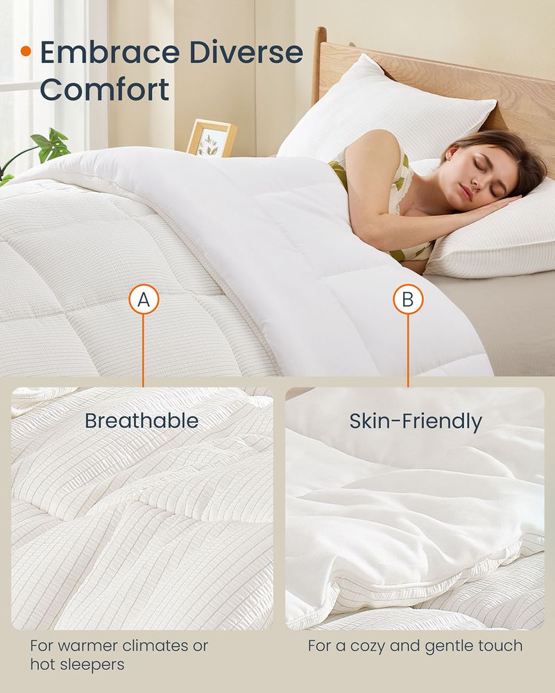 SONGMICS HOME Down Alternative Comforter - Thumbnail 4