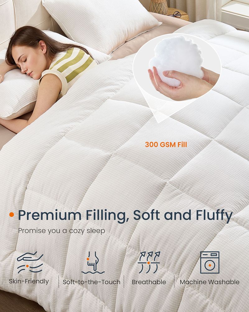 SONGMICS HOME Down Alternative Comforter - Thumbnail 2