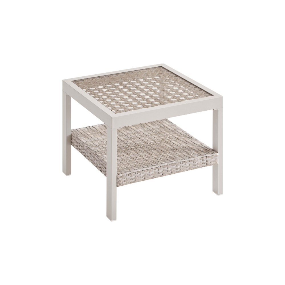 SONGMICS HOME Sencillo Collection Glass Side Table - Thumbnail 2