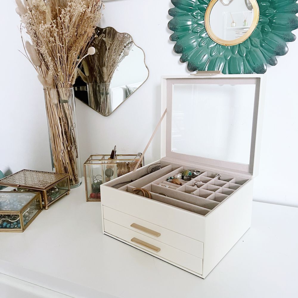 SONGMICS Jewelry Box with Glass … curated on LTK