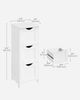 3 Drawers Floor Cabinet
