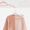 Light Pink Velvet Clothes Hangers 30-pack