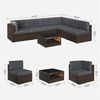 Sectional Sofa Set for Patio