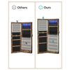 Wall-Mounted Jewelry Cabinet with Lights