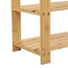 Multi-functional 3-tier Bamboo Shoe Bench