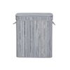 Bamboo Grey Laundry Basket