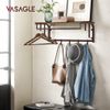 Wall Hook Rack with Hanging Rail