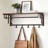 Wall Hook Rack with Hanging Rail