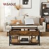 Industrial Brown Lift Top Coffee Table
