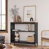 Industrial 3-Tier Console Table