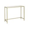 Golden Modern Style Glass Sofa Table