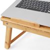 Natural Color Bamboo Adjustable Laptop Desk