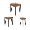 Industrial 3 Pieces Nesting Coffee Tables Set