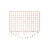 Rose Gold Wall Grid Panel