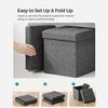11.8 Inches Folding Storage Ottoman