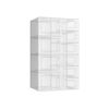 Set of 10 Transparent Shoe Boxes with Door