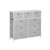 Storage Chest Cabinet Dresser Light Gray