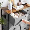 Rustic Vertical Dresser Drawer and Gray