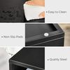Black Steel Desktop Printer Stand for Office