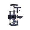 55.9-Inch Large Cat Tower with Bed