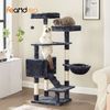 55.9-Inch Large Cat Tower with Bed